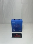 Samsung T7 Portable Ssd 1TB Indigo Blue Usb 3.2 GEN2 External MU-PC1T0H/AM Nib. Fixed Price $224.99.