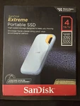 Sandisk Extreme Portable 4TB, External (SDSSDE61-4T00-G25B) Solid State Drive. Fixed Price $345.00.