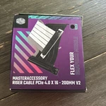 Cooler Pcie Black Masteraccessory Riser Cable 4.0 X 16 - 200MM V2. Fixed Price $26.99.