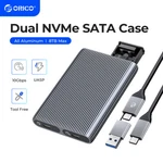 Orico M.2 Dual Slot Nvme Case USB3.2 GEN2 10GBPS, Type-c Docking Station. Fixed Price $23.80.