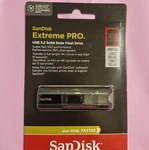Sandisk 512GB Extreme Pro Usb 3.2 Solid State Flash Drive - Up To 420MB/S Black. Fixed Price $99.99.
