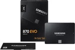 Samsung 870 Evo Series 2.5" 2TB Sata Iii V-nand Ssd MZ-77E2T0B/AM New. Fixed Price $649.99.