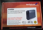 Startech Infosafe 3.5" External Esata/usb 2.0 Ide/sata Hard Drive Enclosure -new. Fixed Price $59.99.