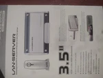 Vintage Powmax DX-3535-BU (blue) Aluminum 3.5" Ide Usb & Ethernet Lan Server. Fixed Price $200.00.