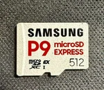 Samsung P9 Express 512GB Microsdxc Card 800MB/S For Nintendo Switch. Fixed Price $99.00.