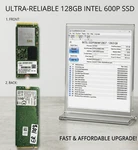 Intel Ssd 600P Series 128GB Nvme M.2. Fixed Price $28.68.