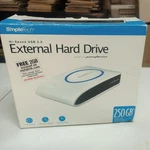 New Simpletech Simpledrive External Hard 250GB Hi-speed Usb 2.0. Fixed Price $45.00.