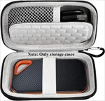 Hard Case For Sandisk Extreme Pro Portable External Ssd Carrying Bag (box Only). Fixed Price $17.89.