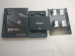 Samsung 870 Evo 1TB, 2.5 Inch Internal Ssd MZ-77E1T0 Plus Corsair Tray. Fixed Price $149.99.