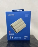 Samsung T7 Shield 2TB Portable Ssd, Up To 1050MB/S, MU-PE2T0K/AM, Beige. Fixed Price $349.99.