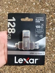 Lexar Jumpdrive Dual D40E 3.2 Gen Usb-c / Usb-a 128 Gb Flash. Fixed Price $22.74.