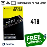 Corsair MP600 Core Xt 4TB Internal Nvme M.2 Ssd For Gaming Pc, Laptop & PS5. Fixed Price $467.33.