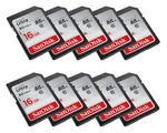 Lot Sandisk Ultra 80MB/S Sdhc Sdsdunb Camera Card. Fixed Price $39.80.