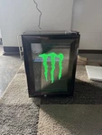 Brand New Monster Mini Fridge, Red Bull Energy,. Fixed Price $400.00.