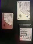 Lot Of 14 Mixed Brands 2.5 Ssds Sata (intel 800GB 600GB Sandisk 256GB). Fixed Price $400.00.