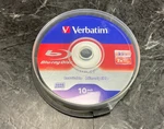 Verbatim Blu Ray Bd-r Media 25GB 10 Pack 43694 New! Open Box!. Fixed Price $19.99.