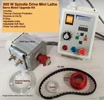 7 X 14 Mini Metal Lathe 1.2 Hp Servo Motor 115 900 Watt Kit Upgrade Conversion. Fixed Price $339.00.