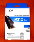 New Sealed Crucial P310 Ssd Heatsink M.2 2280 Internal Pcie 4.0 Nvme. Fixed Price $399.96.