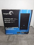 Seagate Black Armor Nas 220 2TB 2X1RB Drives Hdd Open Box. Fixed Price $85.45.