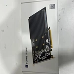 Sonnet M.2 Silent Pcie Card For Nvme Ssds #FUS-SSD-4X4-E3S. Fixed Price $280.00.