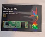 Adata Ultimate Series SU650, Internal Ssd 120GB Sata M.2 2280, 550MBPS, New. Fixed Price $12.99.