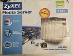 Zyxel 2-BAY Power Media Server NSA320 (read Desc.). Fixed Price $110.00.