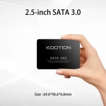 Kootion Ssd 128GB/256GB/512GB Sata 2.5 Inch Solid State Drive To 500MB/S Lot. Fixed Price $85.99.