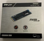 New Pny 240GB Internal Pci Express 3.0 X4 (nvme) Solid State Drive Black. Fixed Price $71.20.