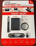 Lexar 1TB Portable Ssd With Magnetic Attach Type And - Fast Ship!. Fixed Price $124.95.