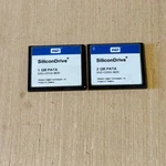 2-WESTERN Digital Silicondrive SSD-C01GI-3625, 1/2GB Pata Card Untested Read Blw. Fixed Price $46.10.