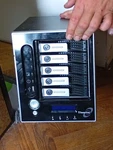 Thecus N5200 Pro Nas - 5X 1TB Harddisk. Fixed Price $100.00.