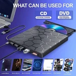Usb 3.0 Slim External Cd Dvd Drive Disc Player Burner Writer For Laptop Pc Mac. Fixed Price $17.69.
