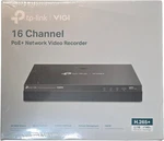 Tp-link Vigi Channel Poe+ Network Video Recorder W/4TB NVR2016H-16MP-4TB. Fixed Price $495.00.