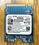 512GB Nvme Ssd M.2 2230 Kioxia KBG40ZNS512G Pcie GEN3 Tested Excellent. Fixed Price $64.00.