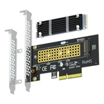 Glotrends PA09-HS M.2 Nvme To Pcie 4.0 X4 Adapter With Heatsink For Black. Fixed Price $14.76.