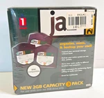 3-PACK Genuine Iomega Jaz 2GB Disk (10597) Storage Media New. Fixed Price $29.95.