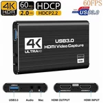 4K 1080P 60FPS Hdmi To Usb 3.0 Video Capture Card For PS4/PC/OBS Nintendo Switch. Fixed Price $29.47.