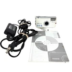 Olympus IR300 3X Optical Zoom 5MP White Compact Digital Camera & Docking Station. Fixed Price $35.00.