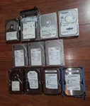 Eleven Assorted Hdd Hard Disc Drive Western Digital Seagate Maxtor Fujitsu Ibm +. Fixed Price $59.95.