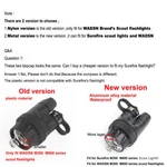 Tactical DS00 Dual Falshlight Switch Upgrade Tailcap For M300 M600 Series. Fixed Price $32.60.