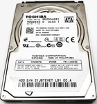 Toshiba MK2556GSY 250GB 2.5" Sata 7200RPM Laptop Hard Drive 058R6C HDD2E63. Fixed Price $19.99.