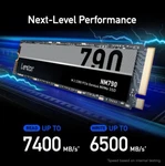 Lexar 8TB M.2 2280 Pcie Gen 4X4 Nvme Internal Ssd, 7400MB/S Read, 6500MB/S Write. Fixed Price $1198.86.