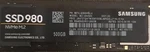Samsung 980 500GB M.2 Nvme Ssd Internal Solid State Drive MZ-V8V500 Black. Fixed Price $80.00.