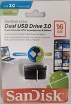Sandisk Ultra Dual Micro-usb/usb 3.0 Flash Drive 16GB For Otg Smartphones. Fixed Price $9.99.