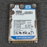 Western Digital Scorpio Blue 250GB 2.5" Ide Hard Drive - WD2500BEVE Tested. Fixed Price $69.99.