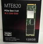 Transcend MTE820 M.2 2280 128GB Ssd Solid State Drive. Fixed Price $65.99.