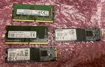 Kingston & Samsung (qty 4 Pieces). Fixed Price $140.00.