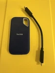 Sandisk 1TB Extreme Portable External SDSSDE60-1T00 W/ Cable Working Erased. Fixed Price $115.00.