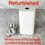 Apple Airport Time Capsule Wireless Router Ironwolf Pro Nas 8TB Hdd A1470 *read*. Fixed Price $250.00.