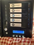 Thecus N5500 Linus Nas Powers On. Fixed Price $450.00.